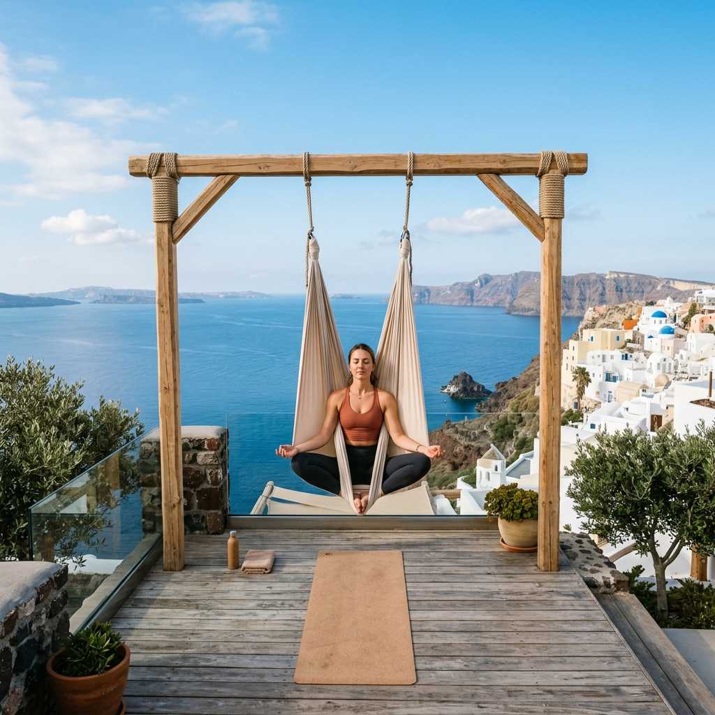 Aerial Yin Yoga Greece